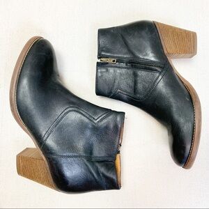 Madewell Winston Boot Black leather bootie 9.5